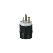 Leviton Industrial Grade Plug 20A, 250V, Nema 6-20P, 2P, 3W, Straight 5466-C
